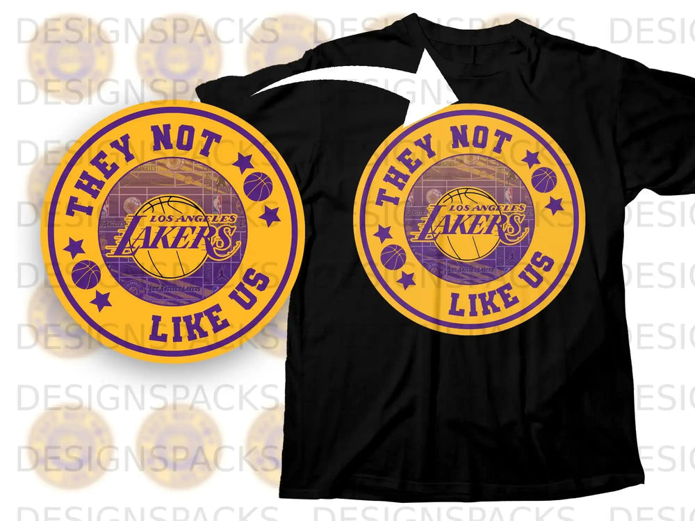 They Not Like Us Los Angeles Lakers T-Shirt