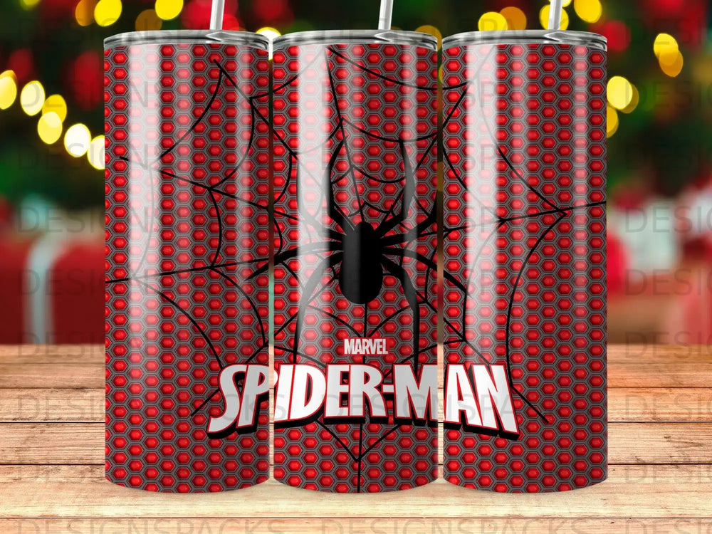 MARVEL SPIDER-MAN Spider Web Red Hexagonal Tumbler product type