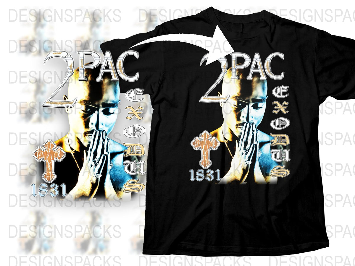 Vintage Tupac Shakur Graphic T-Shirt, 90s Hip Hop Tee, Unisex Rap Music Shirt, Urban Streetwear, Retro Band Merch, Gift for Music Lovers