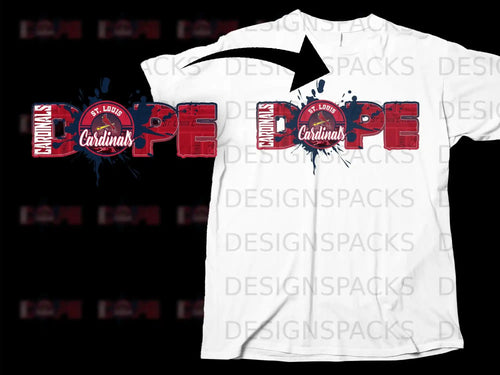 St. Louis Cardinals Dope Design T-Shirt Perfect for Fans