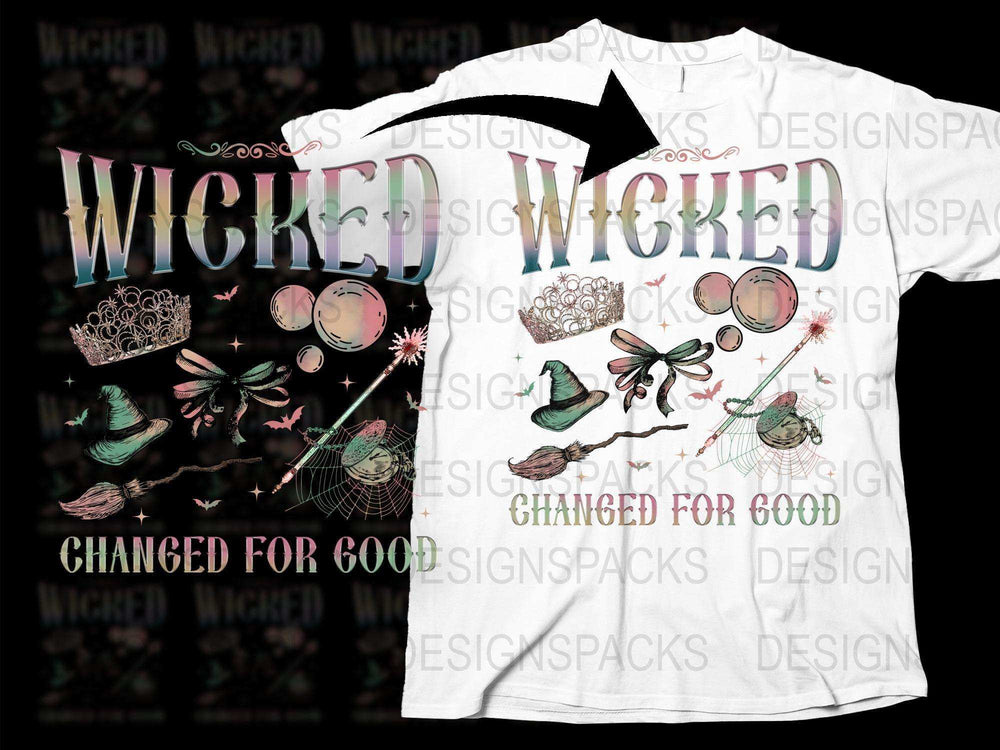Wicked Inspired T-Shirt, Broadway Musical Fan Merch, Witch Themed Graphic Tee, Unique Theatrical Apparel, Unisex Design