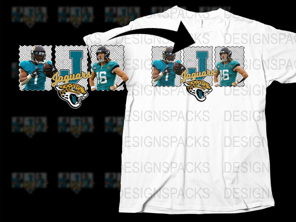 Jaguars Football T-Shirt, Trevor Lawrence Graphic Tee, Sports Fan Apparel, NFL Team Jersey Style Shirt