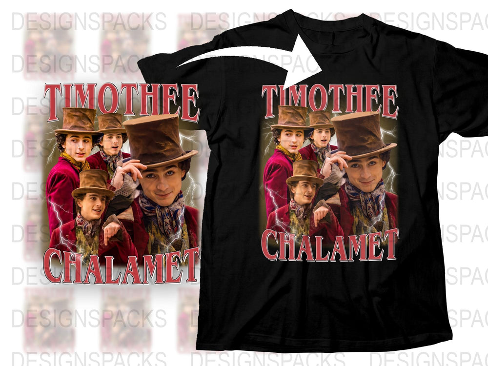 Timothee Chalamet Fan T-Shirt, Vintage Style Graphic Tee, Actor Portrait Shirt, Unisex Fashion Top