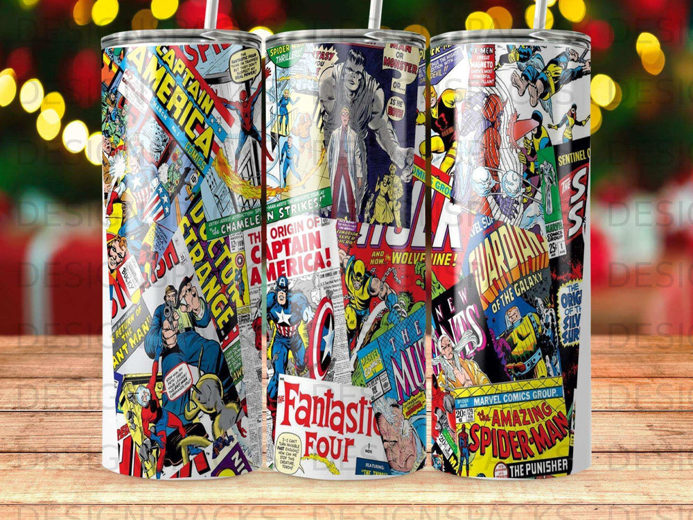 Collage of vintage Marvel comic book covers featuring Captain America, Spider-Man, X-Men, and Fantastic Four.