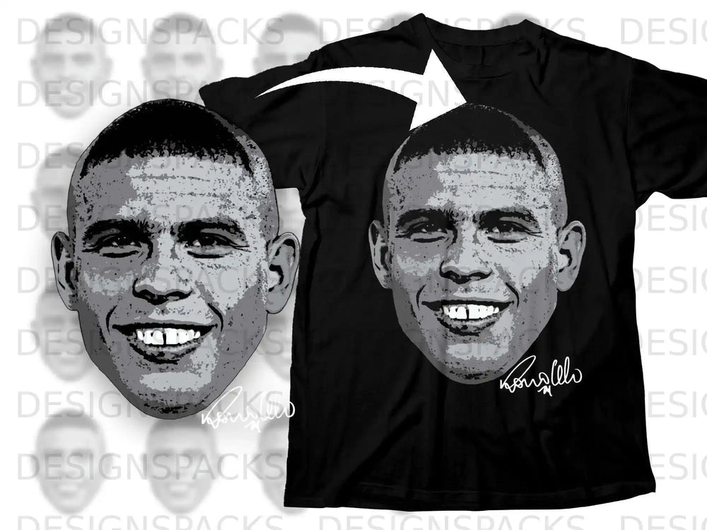 Iconic Graphic Face Print T-Shirt with Signature Design