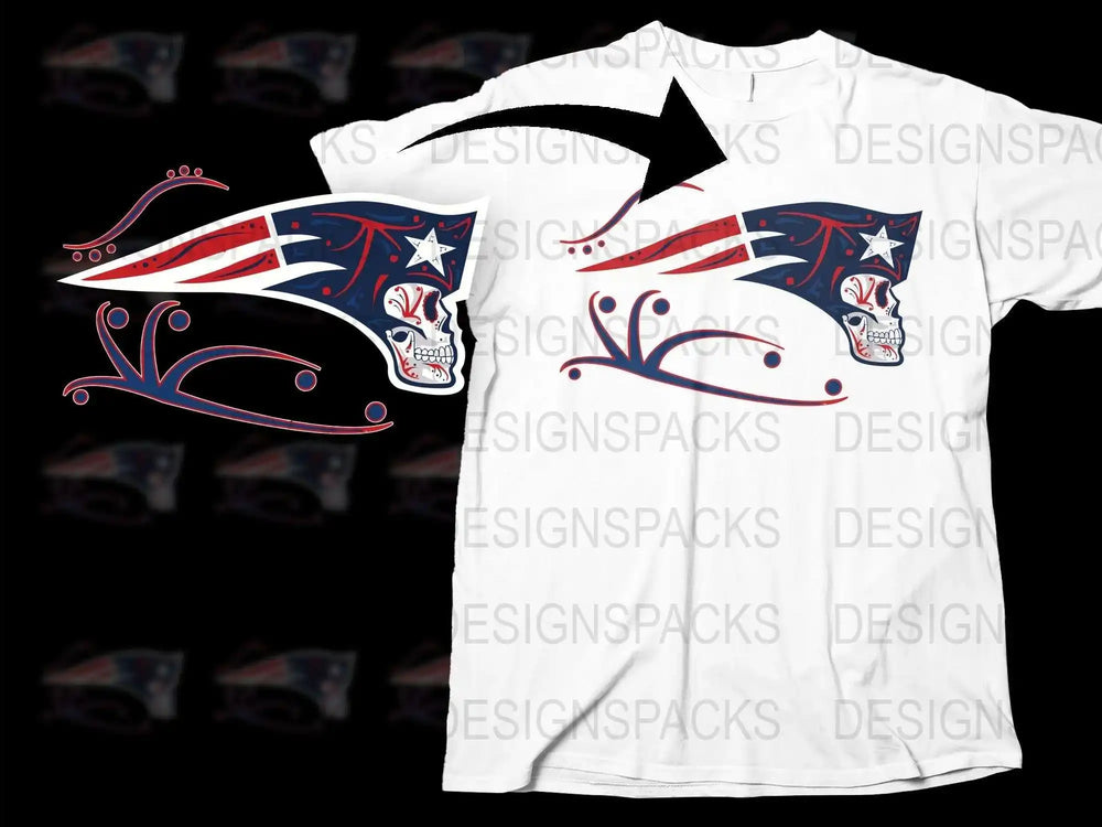 Patriotic Skull T-Shirt, American Flag Design, Red White Blue, Men's Graphic Tee, Summer Casual Wear