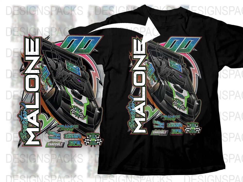 Post Malone Inspired Racing Graphic T-Shirt, Black Hip-Hop Artist Merch, Unisex Music Fan Apparel