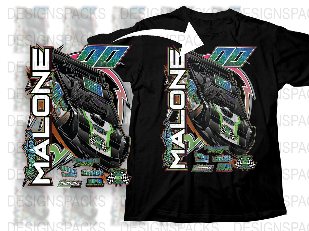 Post Malone Inspired Racing Graphic T-Shirt, Black Hip-Hop Artist Merch, Unisex Music Fan Apparel