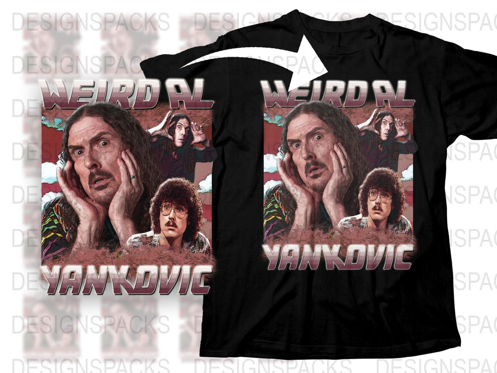 Weird Al Yankovic Graphic T-Shirt, Vintage Style Music Tee, Retro Pop Culture Shirt, Unique Gift Idea