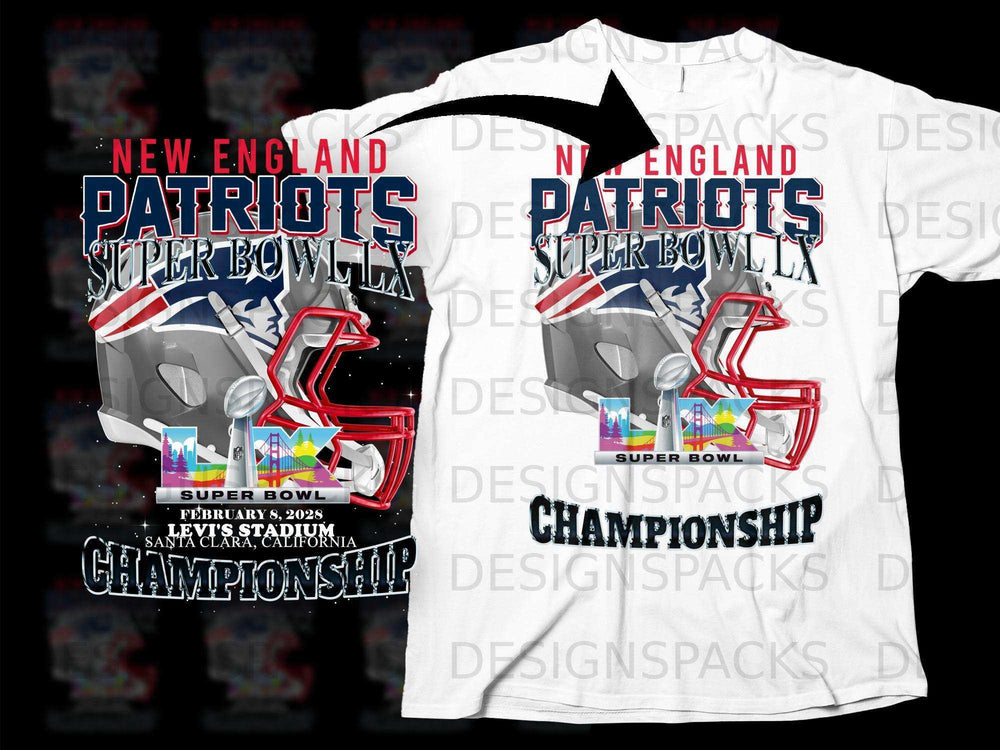New England Patriots Super Bowl LX Championship Shirt