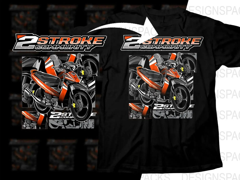 2 Stroke Community s Motorcycle Theme Png Digital Download