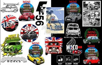 Load image into Gallery viewer, 20 Mini Cooper Classics Designs Bundle PNG designspacks
