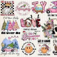 Load image into Gallery viewer, 20 Pink Christmas v1 Designs Bundle PNG designspacks
