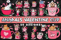 Load image into Gallery viewer, 20 Valentine V4 Designs Bundle PNG designspacks
