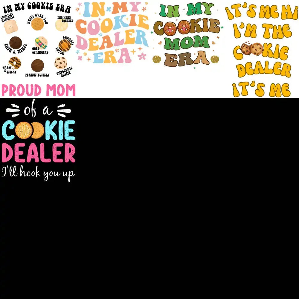 20 Funny Cookies Baking Designs Bundle PNG