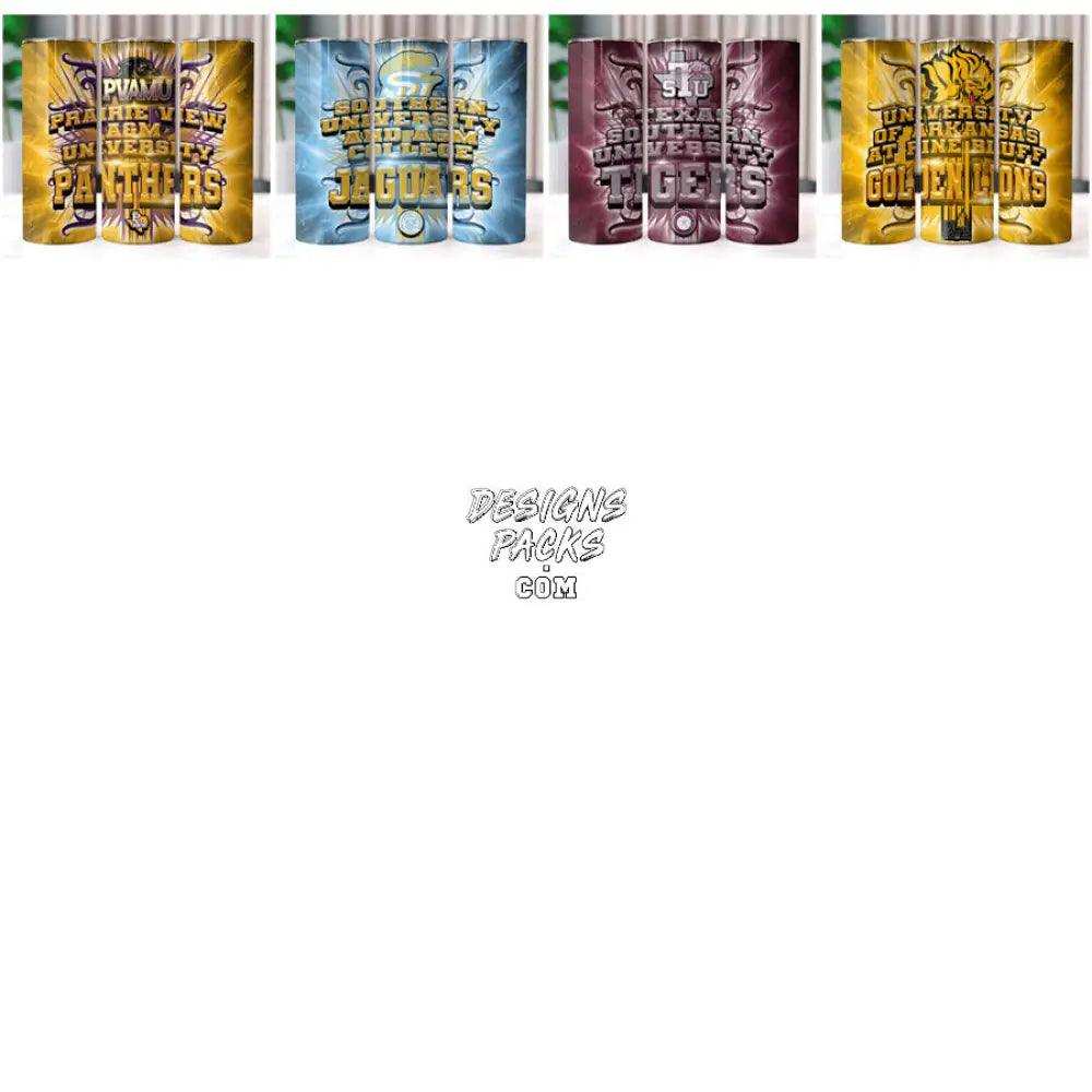 20 Hbcu College Teams Tumbler Wrap Bundle Jpg