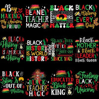 Load image into Gallery viewer, 20 Juneteenth Black History Designs Bundle Png
