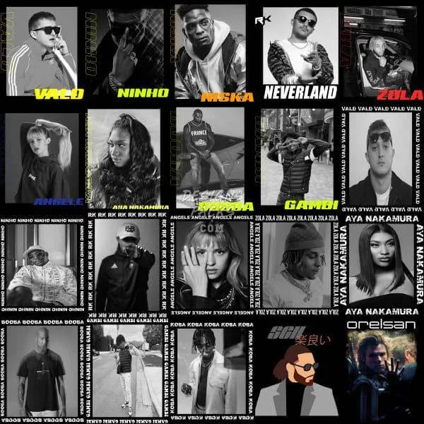 20 Rap France Designs Bundle PNG