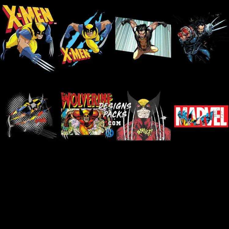20 Wolve Superhero Movie Designs Bundle Png