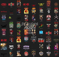 Load image into Gallery viewer, 200 Rock Metal V3 Designs Bundle PNG designspacks
