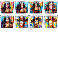 Load image into Gallery viewer, 200 Cartoon Mix Paint Tumbler Wrap Bundle Jpg
