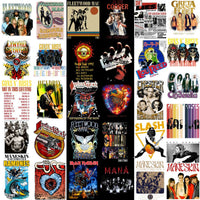 Load image into Gallery viewer, 200 Rock Heavy Metal V8 Music Designs Bundle PNG
