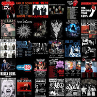 Load image into Gallery viewer, 200 Rock Heavy Metal V8 Music Designs Bundle PNG
