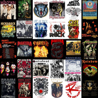 Load image into Gallery viewer, 200 Rock Heavy Metal V8 Music Designs Bundle PNG
