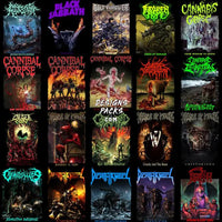 Load image into Gallery viewer, 200 Rock Heavy Metal V5 Halftone Designs Bundle Png
