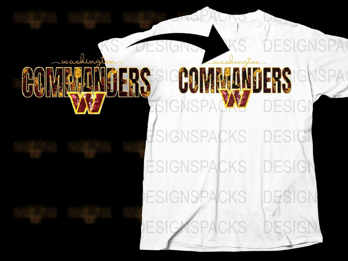 Washington Commanders Graphic T-Shirt, Sports Team Logo Tee, Football Fan Apparel, Unisex Casual Wear