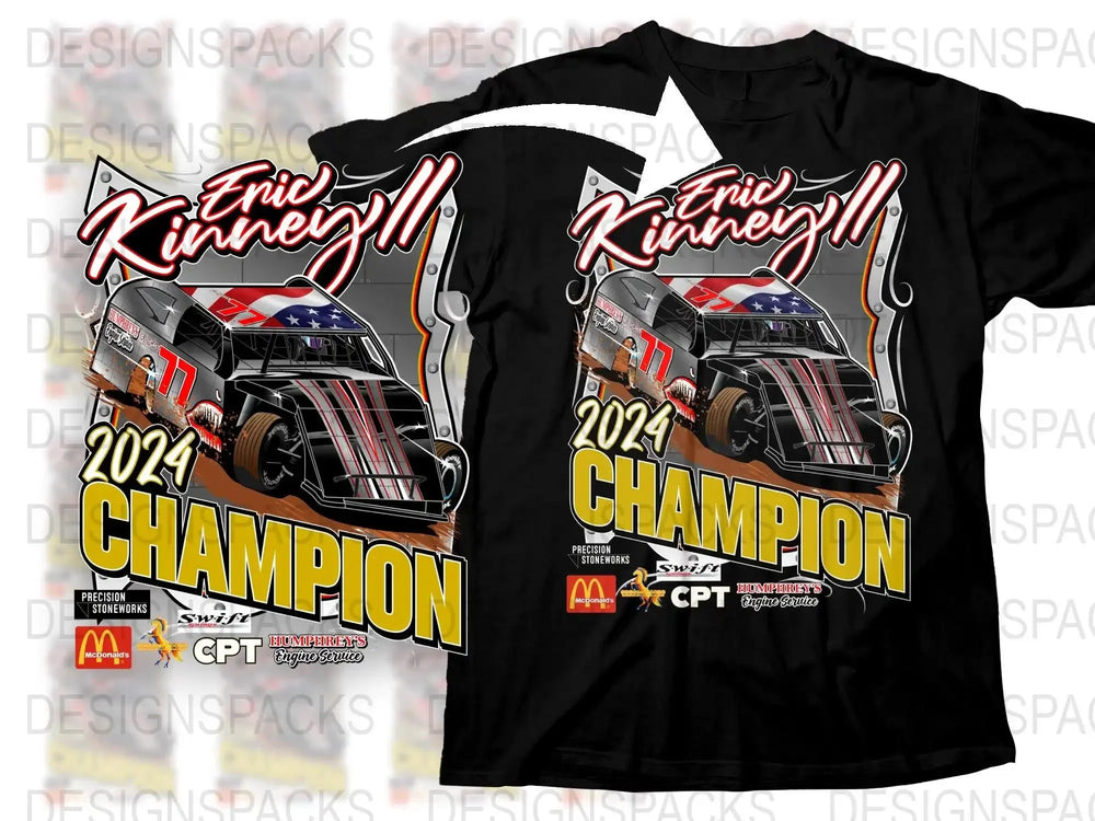 2024 Champion Racing Team Png Digital Download Tribute to Eric Kinney