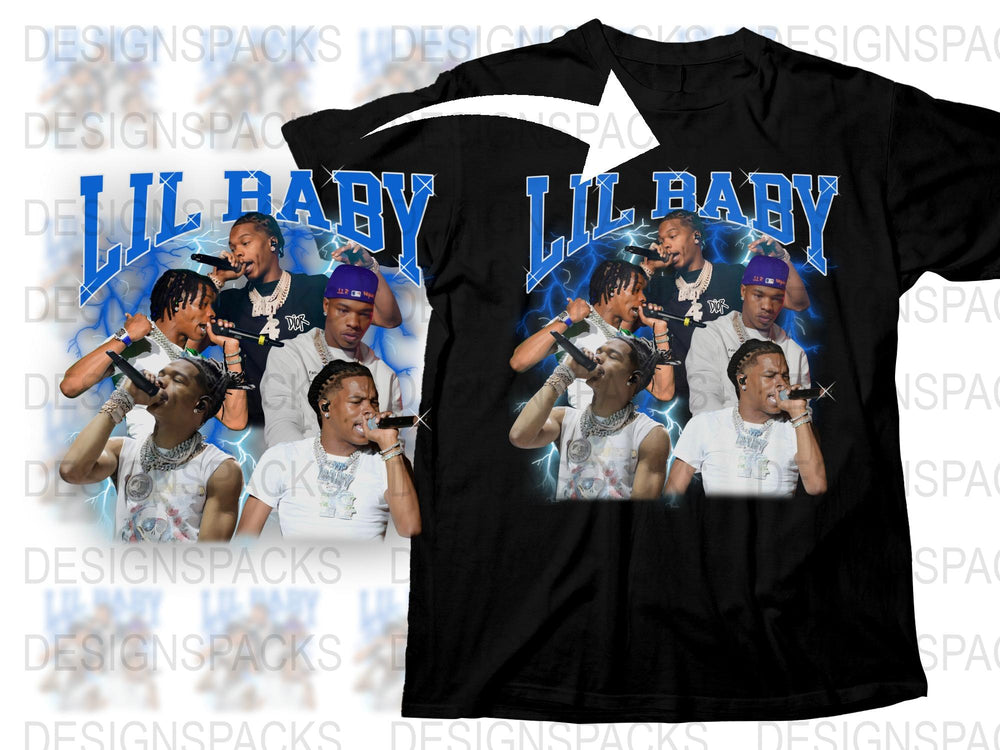 Lil Baby Graphic T-Shirt, Hip Hop Merchandise, Men's Concert Tee, Music Fan Apparel, Gift for Him