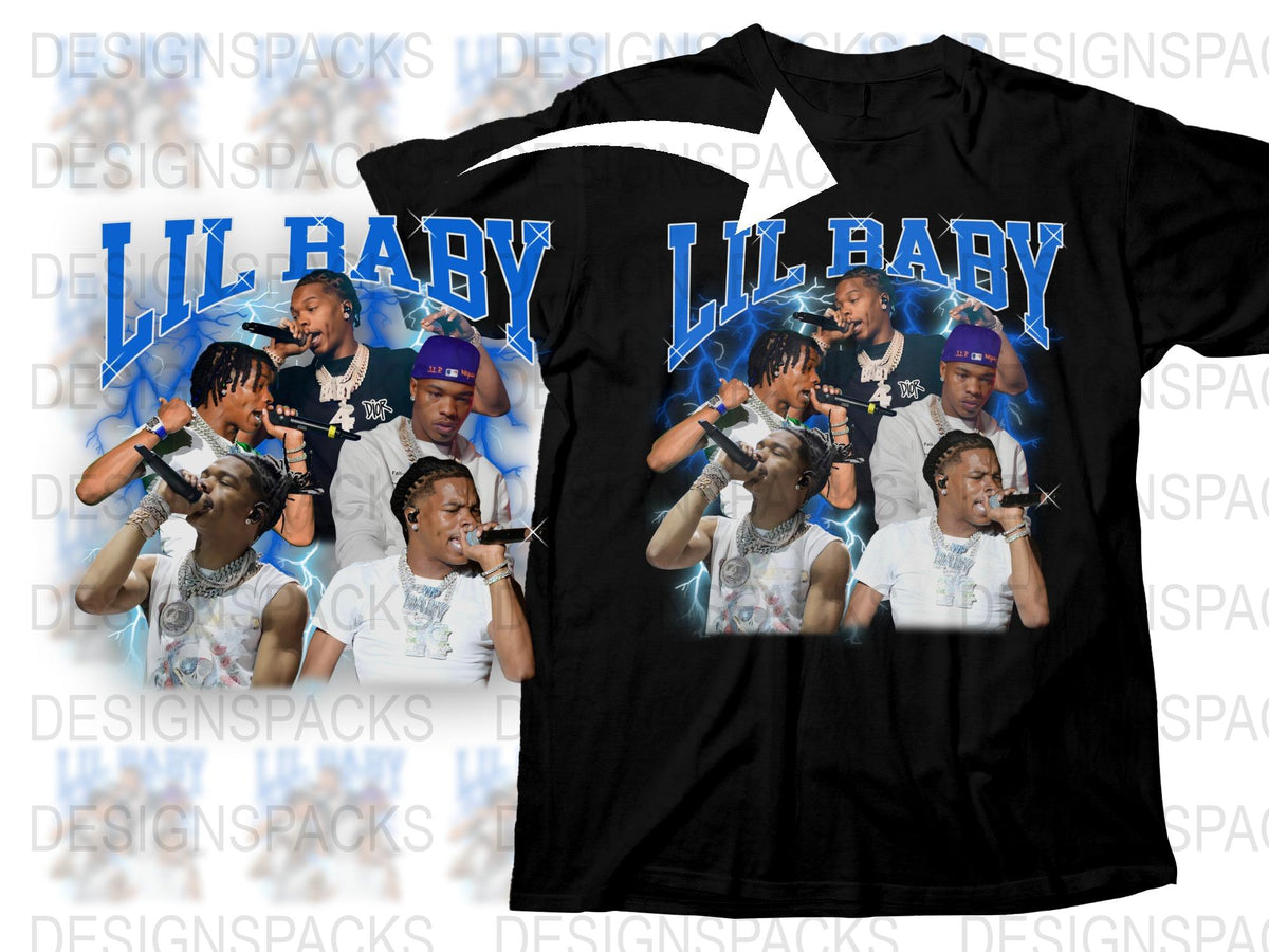 Lil Baby Graphic T-Shirt, Hip Hop Merchandise, Men's Concert Tee, Music Fan Apparel, Gift for Him