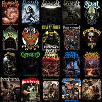 Load image into Gallery viewer, 205 Rock Heavy Metal V6 Halftone Designs Bundle Png
