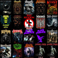 Load image into Gallery viewer, 205 Rock Heavy Metal V6 Halftone Designs Bundle Png
