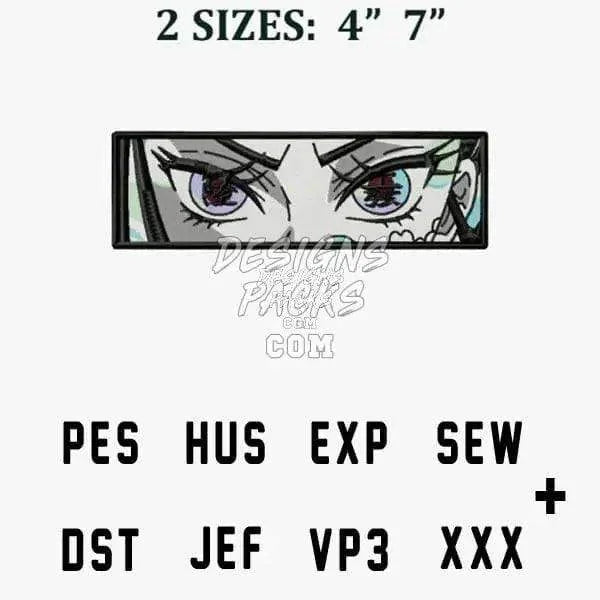 Tengen Uzui Eyes Anime Embroidery Design