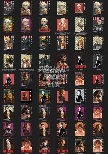 209 V2 Anime Designs Bundle PNG designspacks