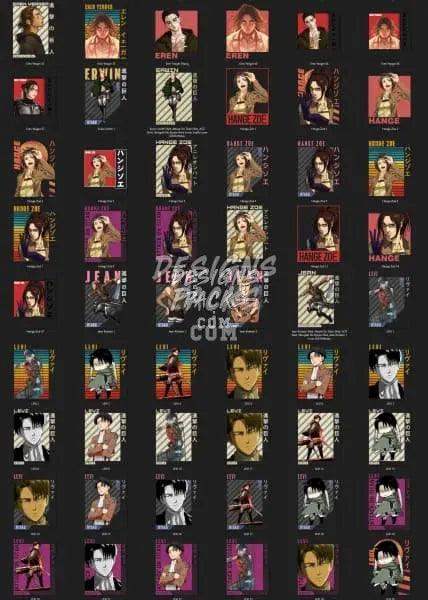 209 V2 Anime Designs Bundle PNG designspacks