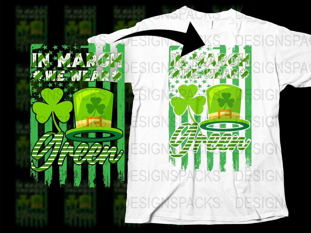 St. Patrick's Day T-Shirt, Green Beer Graphic, I'm March Ready, Men's and Women's Tee