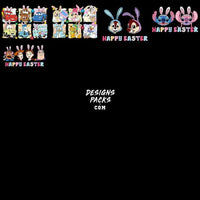 Load image into Gallery viewer, 21 Cartoon Easter Day Designs Bundle Png
