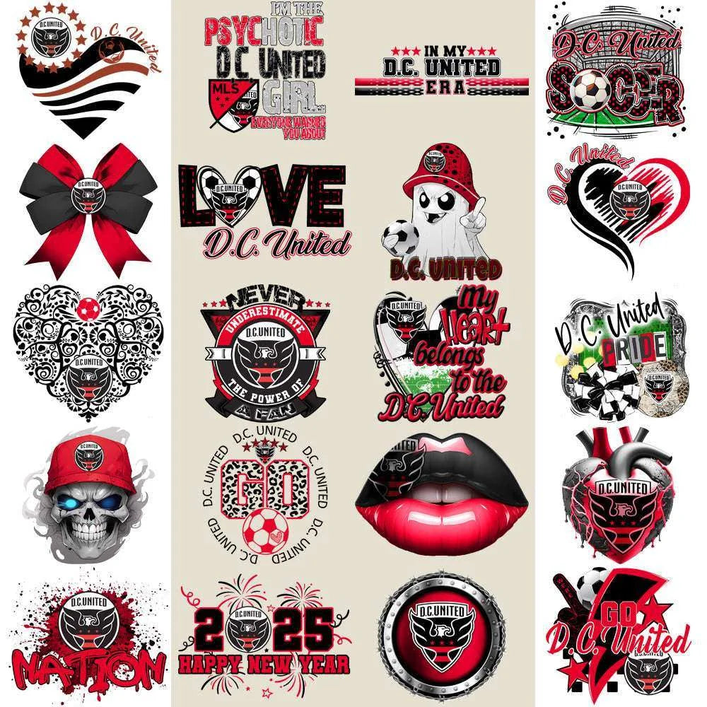20 D.C. United Soccer Designs Bundle PNG
