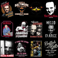 Load image into Gallery viewer, 21 Halloween Psychological Horror Movie Designs Bundle PNG designspacks
