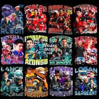 Load image into Gallery viewer, 21 Racing Best F1 Drivers Bootlegs Designs Bundle Png
