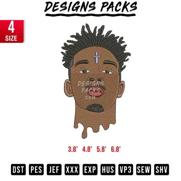 21 Savage Embroidery Design 