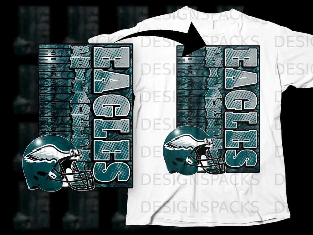 Philadelphia Eagles Football Theme Shirt for Fans