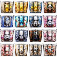 Load image into Gallery viewer, 215 Porcelain Mix Cartoon Tumbler Wrap Bundle Jpg
