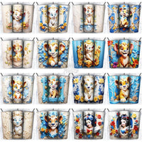 Load image into Gallery viewer, 215 Porcelain Mix Cartoon Tumbler Wrap Bundle Jpg
