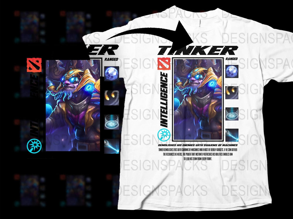 Colorful Gamer T-Shirt, Abstract Wolf Design, Unique Graphic Tee, Cool Gaming Apparel for Enthusiasts