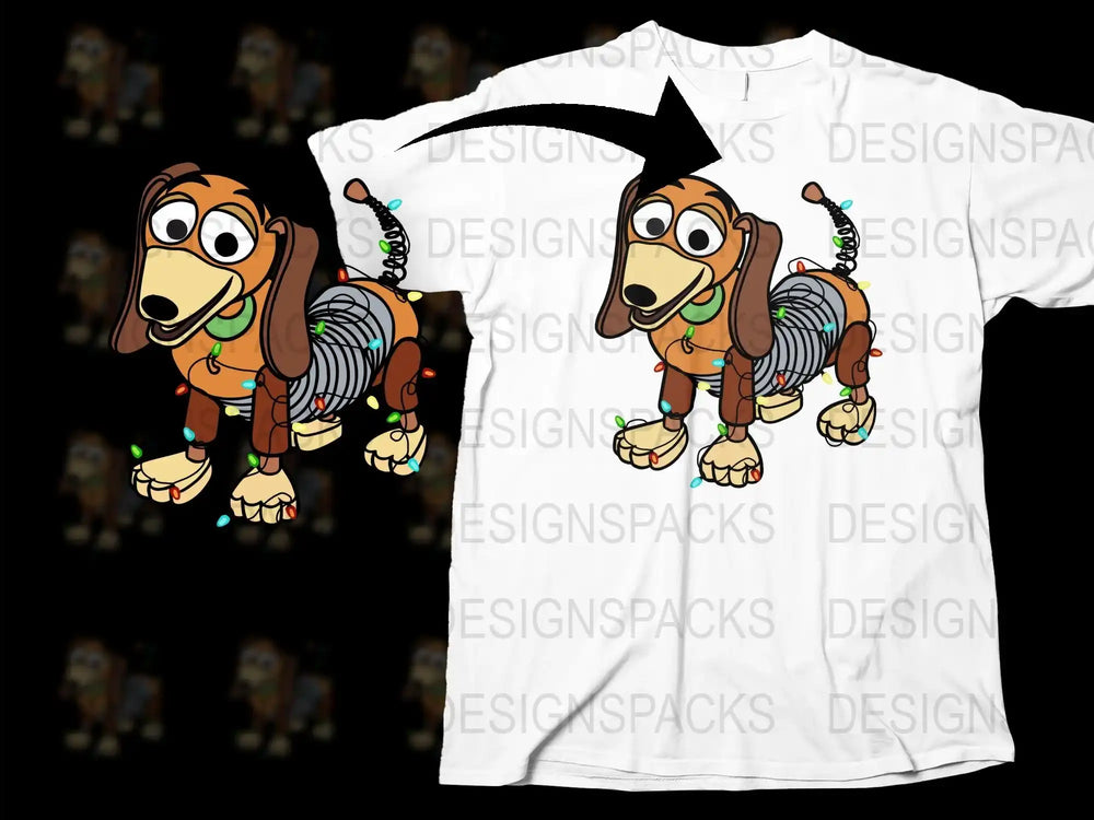 Cute Cartoon Dog T-Shirt, Colorful Graphic Tee, Kids and Adults Apparel, Fun Animal Design Shirt