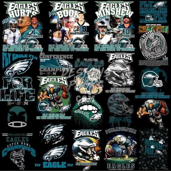 22 Football Philadelphia Designs Bundle PNG designspacks